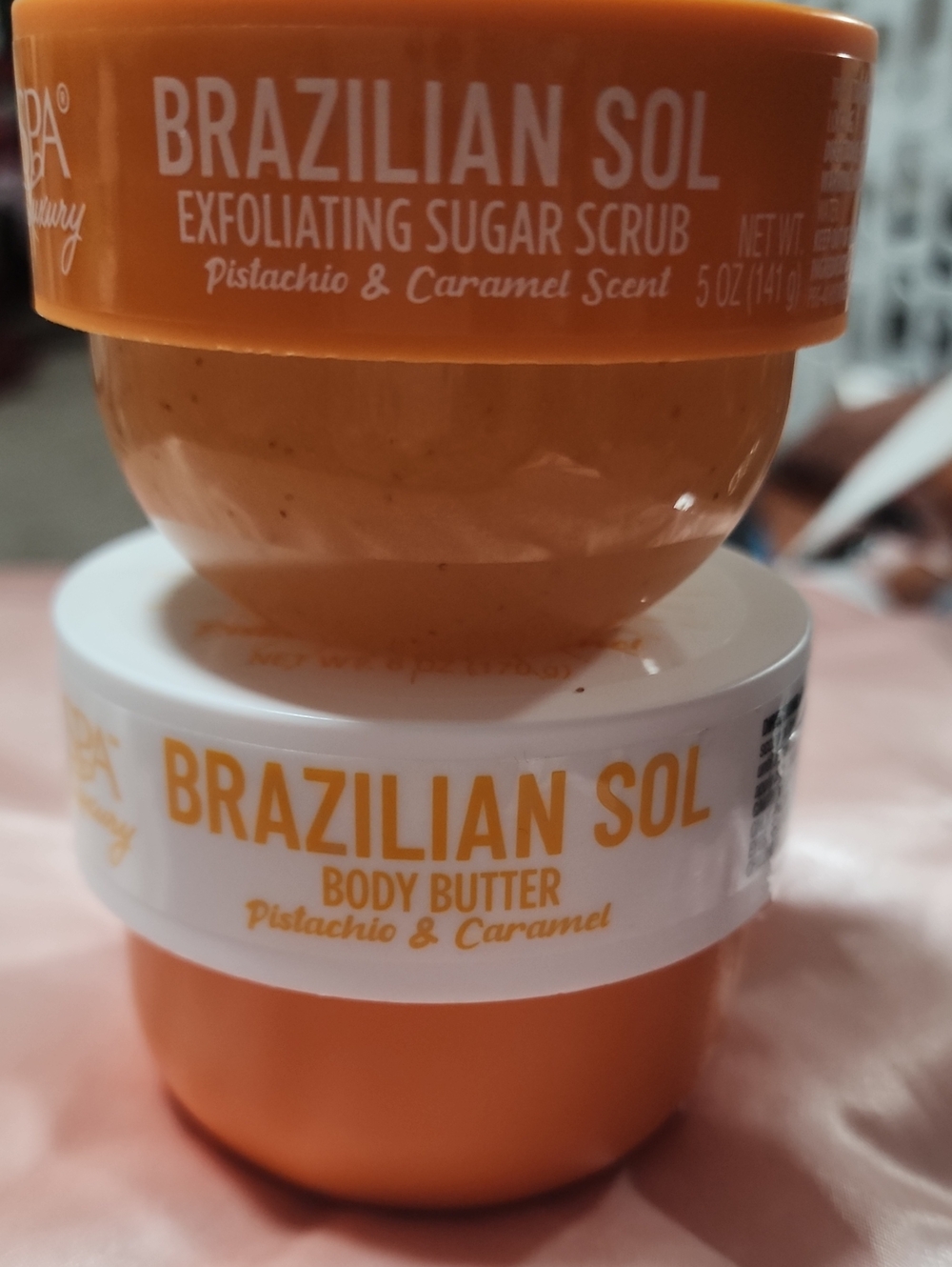 Brazilian Sol Pistachio & Caramel Body Butter - Orange